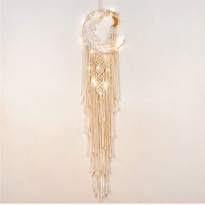 Moon wall hanging 🌙 Lights included! Great for dorm rooms !